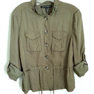 WHBM: Olive Shirt Jacket